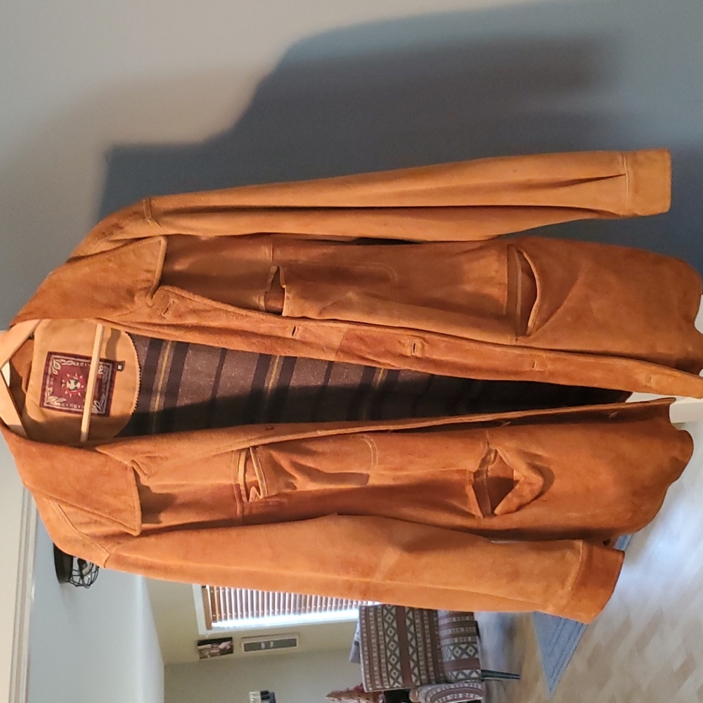 Mens Suede Jacket. Normal wear, No stains.